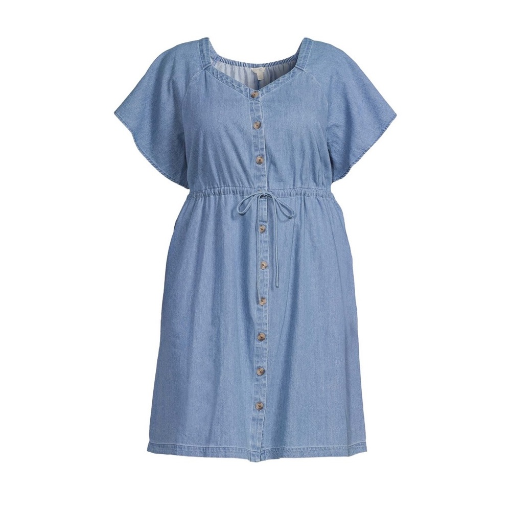 🌸Flutter Sleeve Shirt Dress